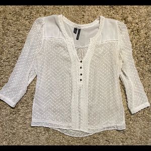 a white blouse MANGO size 2
